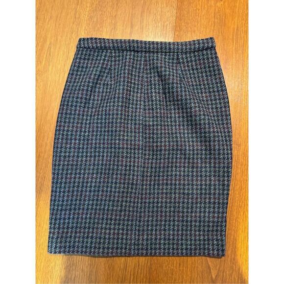 JCrew Zip Front Pencil Skirt, Wool - Picture 6 of 9